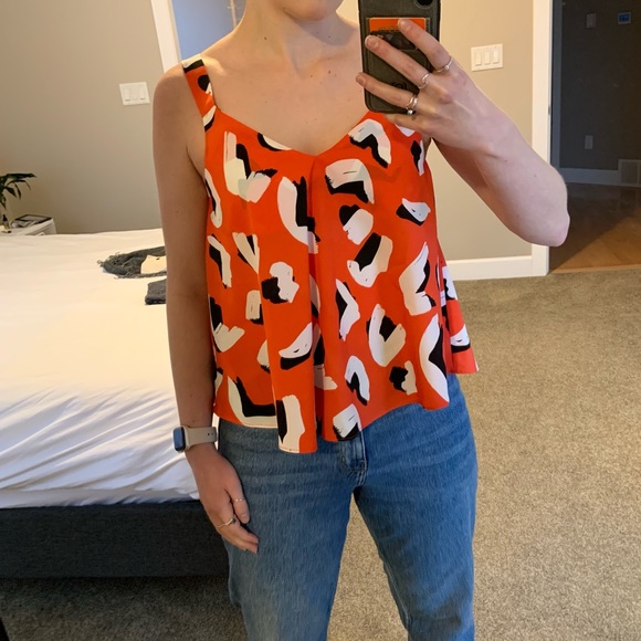 Abstract print cami - ASOS size 2 - Picture 5 of 8